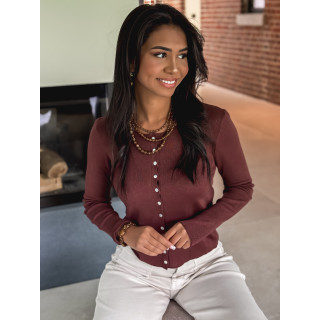 Blouse Valérya - Chocolat