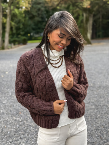 Gilet Sohra - Chocolat