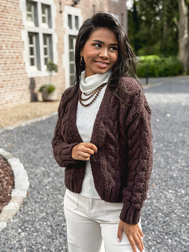 Gilet Sohra - Chocolat