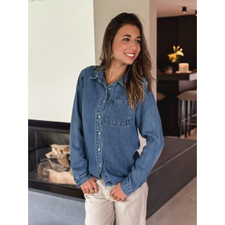 Chemise en jeans Asha - Bleu