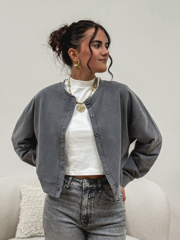 Gilet Isel - Gris