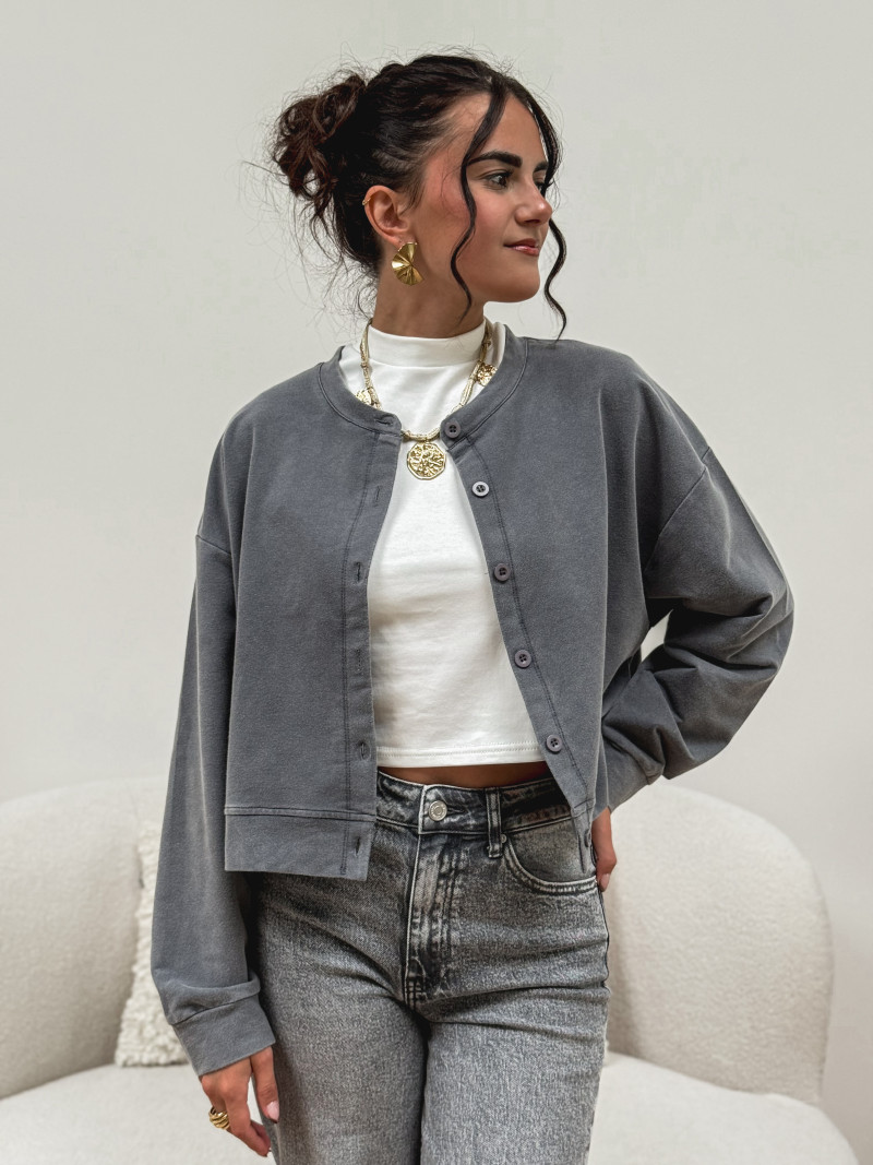 Gilet Isel - Gris