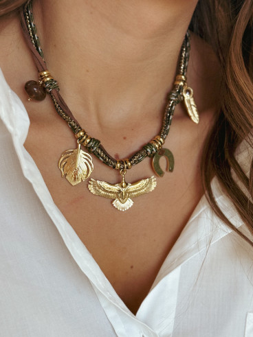 Collier Solveig - Marron