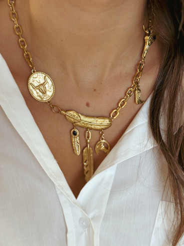 Collier Jewel - Doré