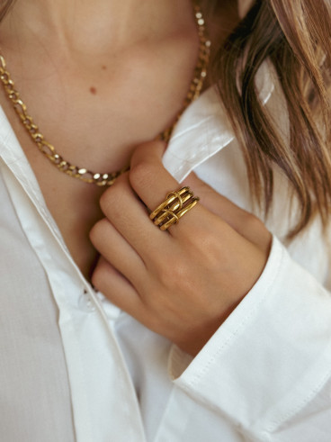 Bague Thanina - Doré