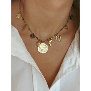 Collier Zoya - Marron