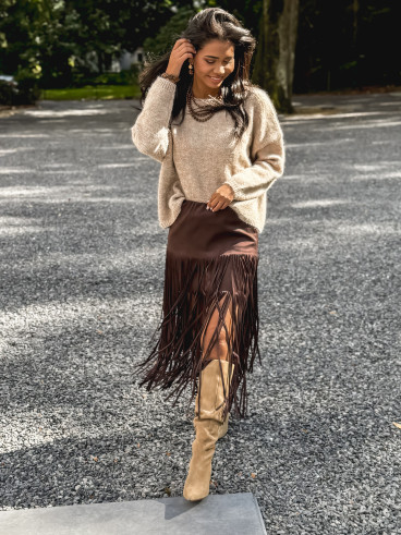 Pull Naora - Beige Foncé