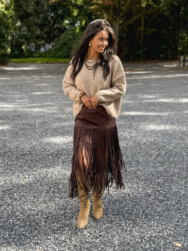 Pull Naora - Beige Foncé