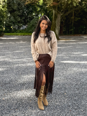 Pull Naora - Beige Foncé