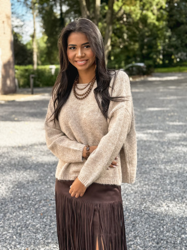 Pull Naora - Beige Foncé