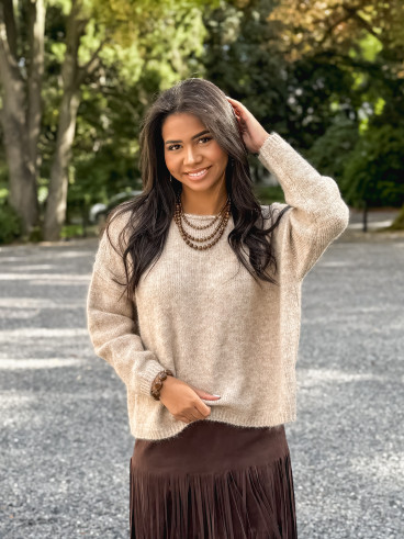 Pull Naora - Beige Foncé