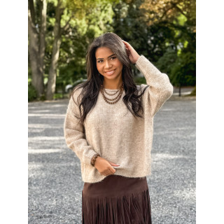 Pull Naora - Beige Foncé