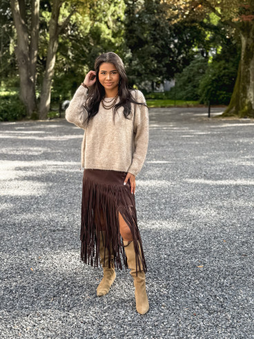 Pull Naora - Beige Foncé