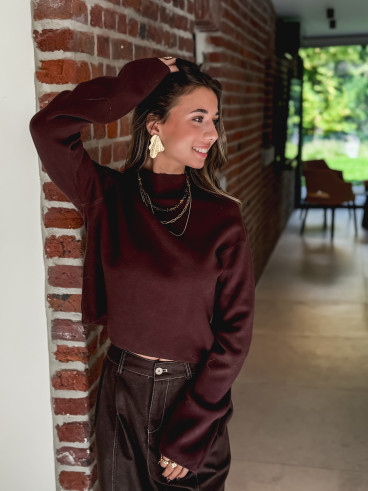 Pull Enorah - Chocolat