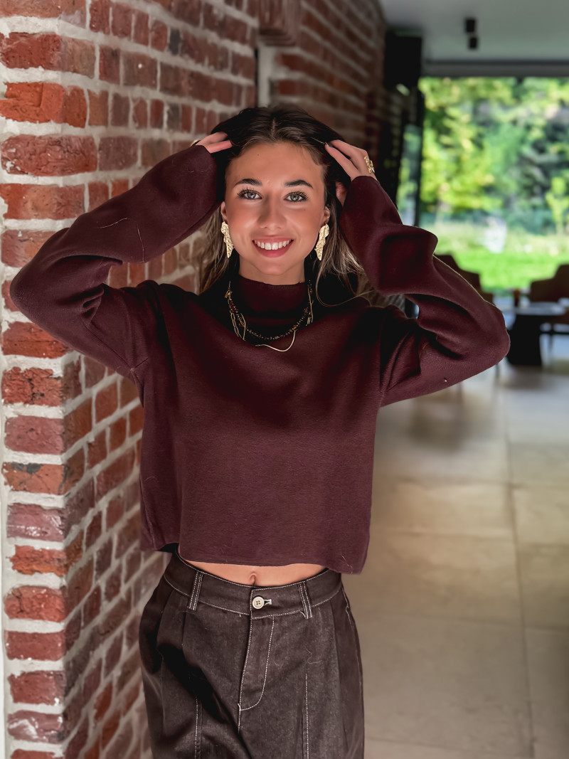 Pull Enorah - Chocolat