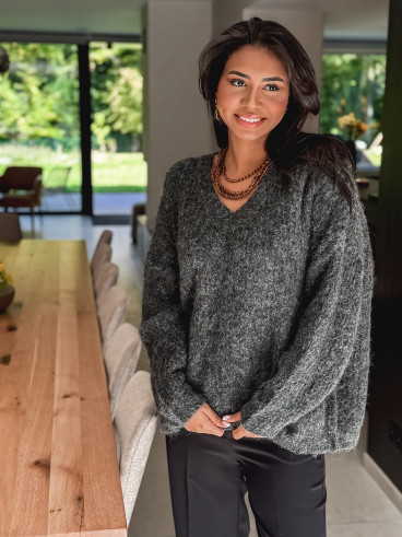 Pull Georgina - Gris foncé