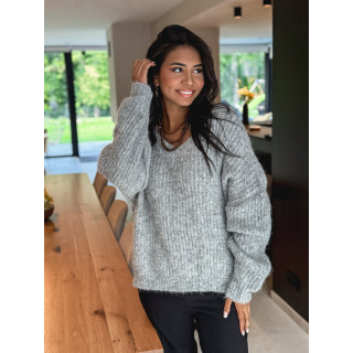 Pull Georgina - Gris clair