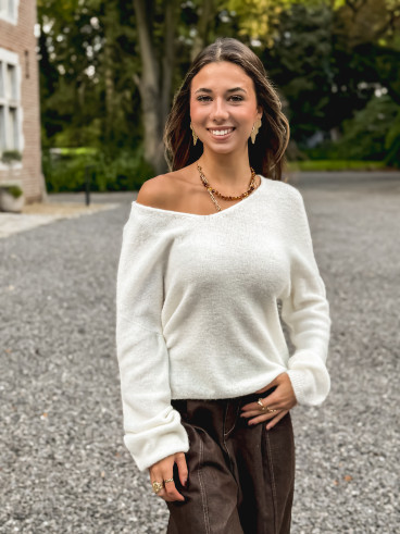 Pull Leïa - Blanc