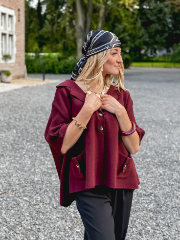 Gilet Despina - Bordeaux