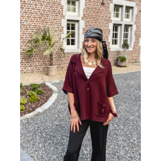 Gilet Despina - Bordeaux