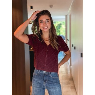 Pull Elyra - Bordeaux