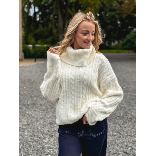 Robe courte Thiora - Ecru