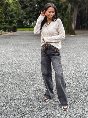 Jeans Ilanka - Gris foncé