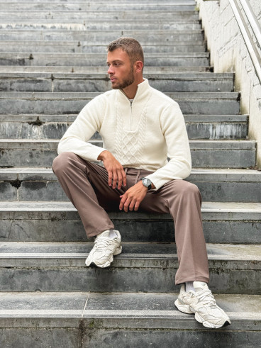 Pull Albin - Ecru