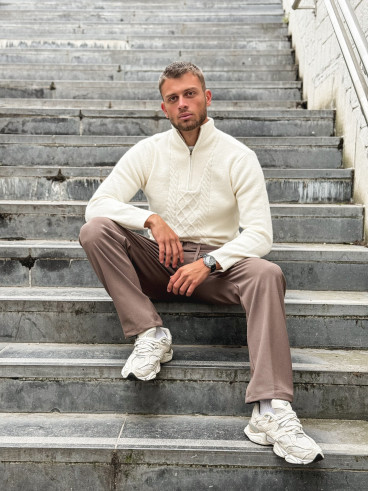 Pull Albin - Ecru