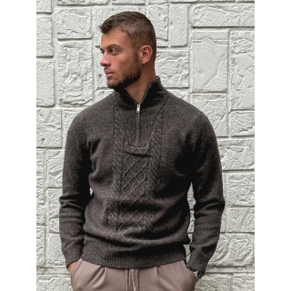 Pull Albin - Chocolat