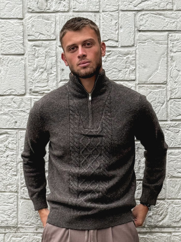 Pull Albin - Chocolat