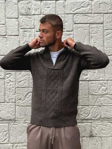 Pull Albin - Chocolat