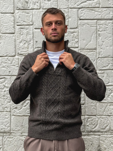 Pull Albin - Chocolat