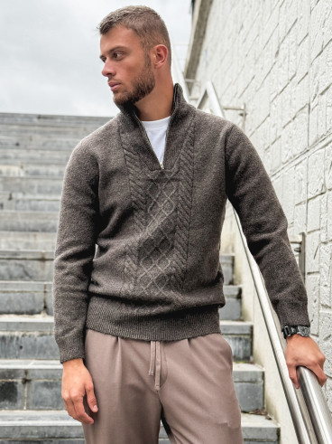Pull Albin - Chocolat