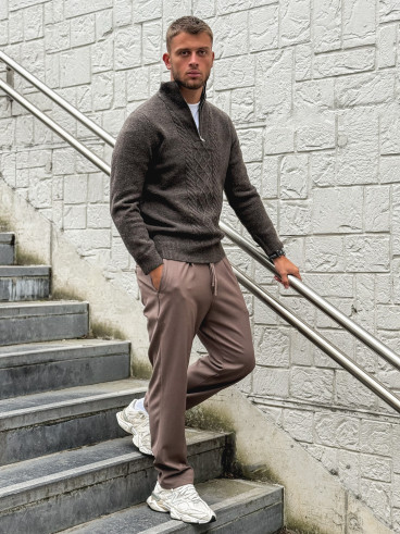 Pantalon Virgile - Taupe