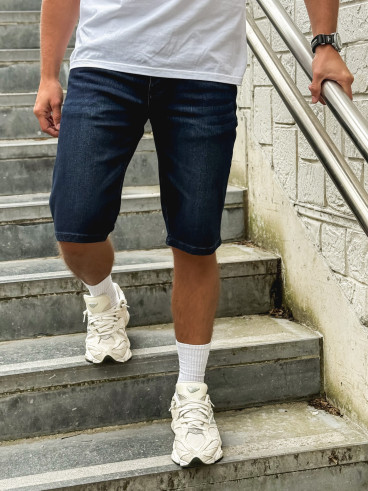 Short en jeans Alejandro - Bleu foncé