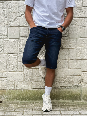 Short en jeans Alejandro - Bleu foncé