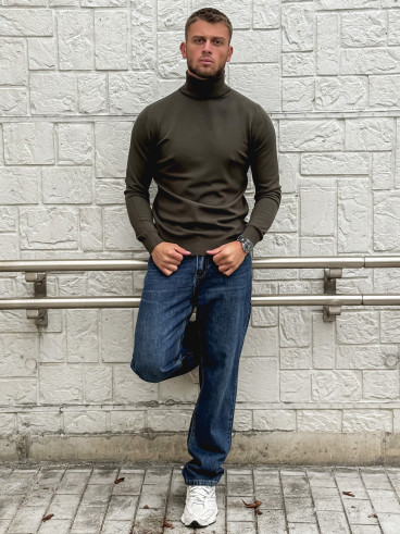 Pull col roulé Gaspard - Kaki