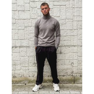Pull col roulé Gaspard - Taupe