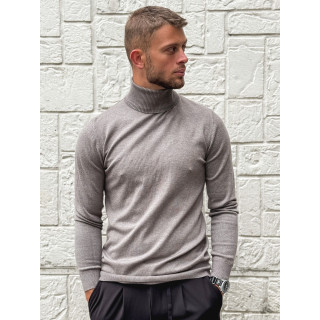Pull col roulé Gaspard - Taupe