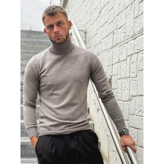 Pull col roulé Gaspard - Taupe
