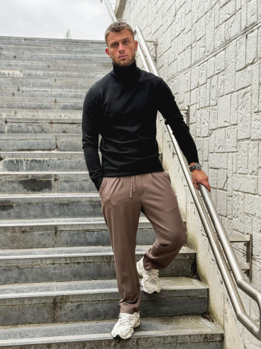 Pull col roulé Gaspard - Noir