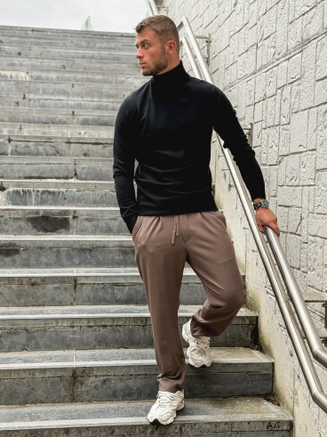 Pull col roulé Gaspard - Noir