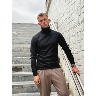 Pull col roulé Gaspard - Noir