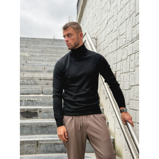 Pull col roulé Gaspard - Noir