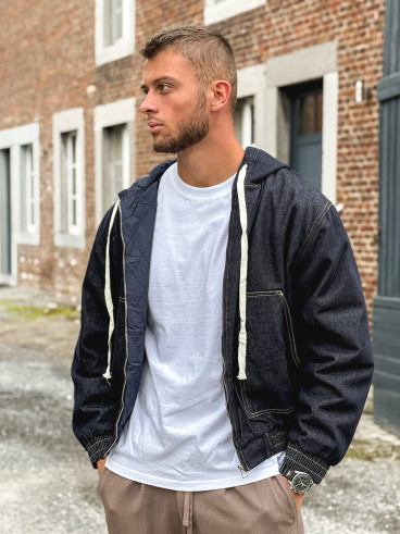 Veste en jeans Neil - Bleu foncé