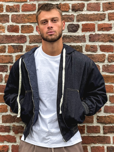 Veste en jeans Neil - Bleu foncé