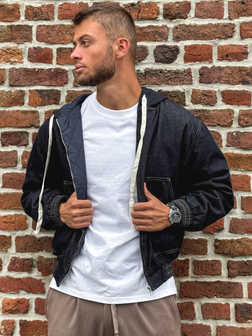 Veste en jeans Neil - Bleu foncé