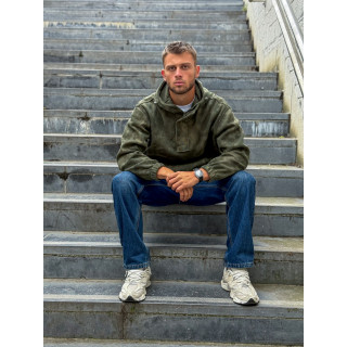 Pull à capuche Laurenz - Kaki