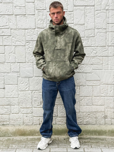 Pull à capuche Laurenz - Kaki Pull à capuche Laurenz - Kaki